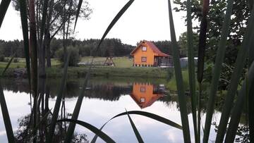 Фото номера Дом с 2 спальнями Дома для отпуска Domek Nad Rozlewiskiem г. Пецки 18